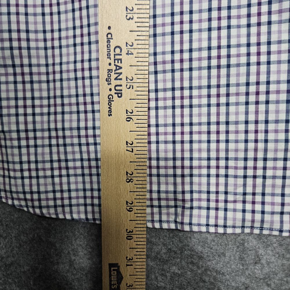 Todd Shelton Shirt Mens Purple Button Up Preppy Casual‎ *see Pics For Size - Picture 8 of 8
